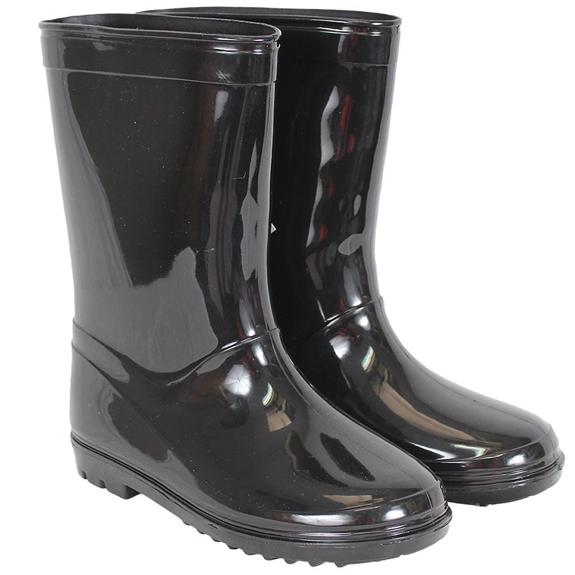 BLACK PVC GUM BOOT