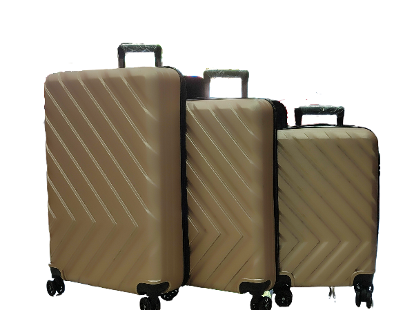 3 PCS FULL SET ABS TRAVEL SUITCASE